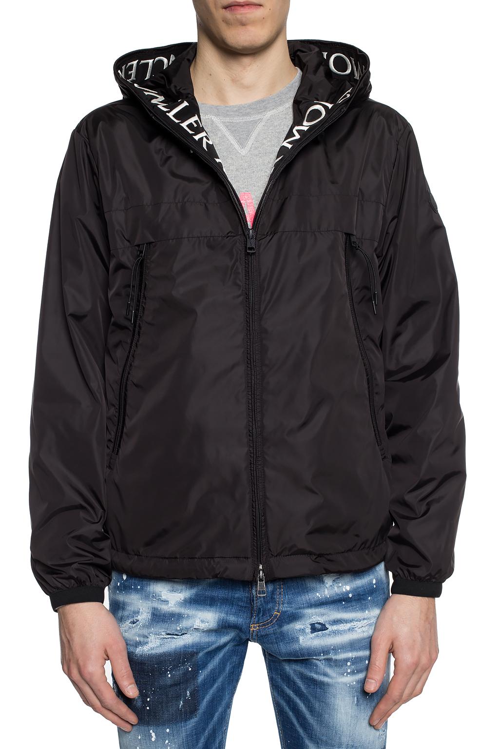 Black 'Massereau' jacket with logo Moncler - Vitkac KR